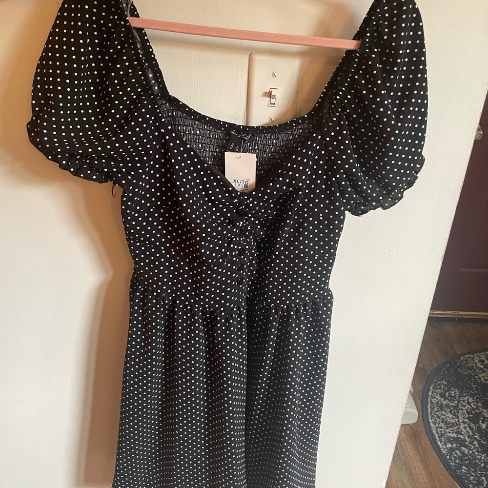 Black Polka Dot Dress